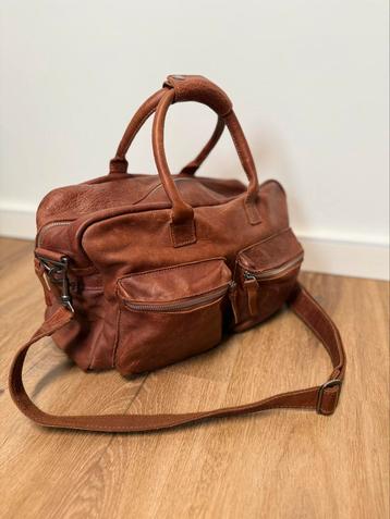 Te koop: Cowboysbag – Cognac kleur – Zo goed als nieuw! beschikbaar voor biedingen
