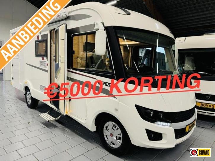 HERFSTSHOW KORTING Rapido 855F Automaat 9G Enkele bedden, Caravans en Kamperen, Campers, Bedrijf, tot en met 4, Integraal, Rapido