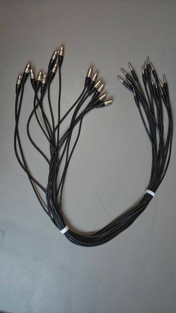 XLR/Stereo Jack Kabels - 1.5 Meter beschikbaar voor biedingen