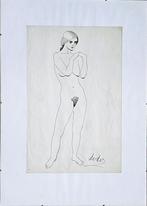 Dora van der Veen (1910-2001), Potlood op papier tekening, Ophalen of Verzenden