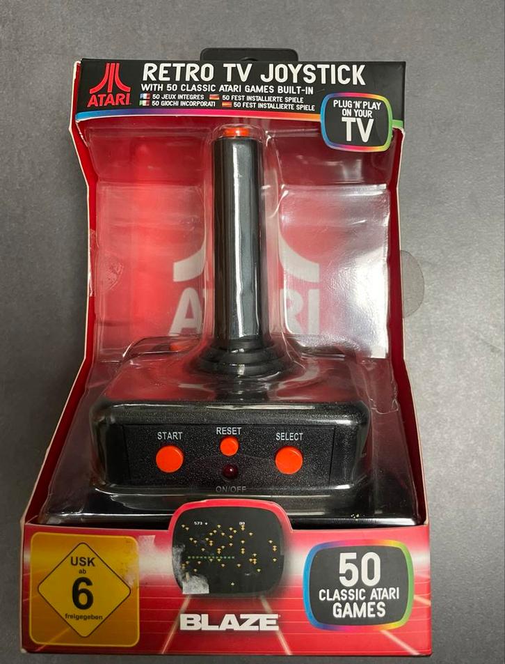 Retro Atari TV Joystick - Nostalgie voor 80's Kids!, Spelcomputers en Games, Spelcomputers | Atari, Zo goed als nieuw, Atari 2600
