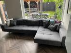 Hoek lounge bankstel model Prada in kleur graphite, Huis en Inrichting, Ophalen, Gebruikt, Hoekbank, 300 cm of meer