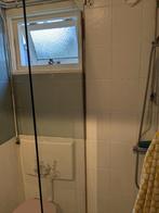 Douchewand glas, rose goud houder., Ophalen, Gebruikt, Glas, Douche