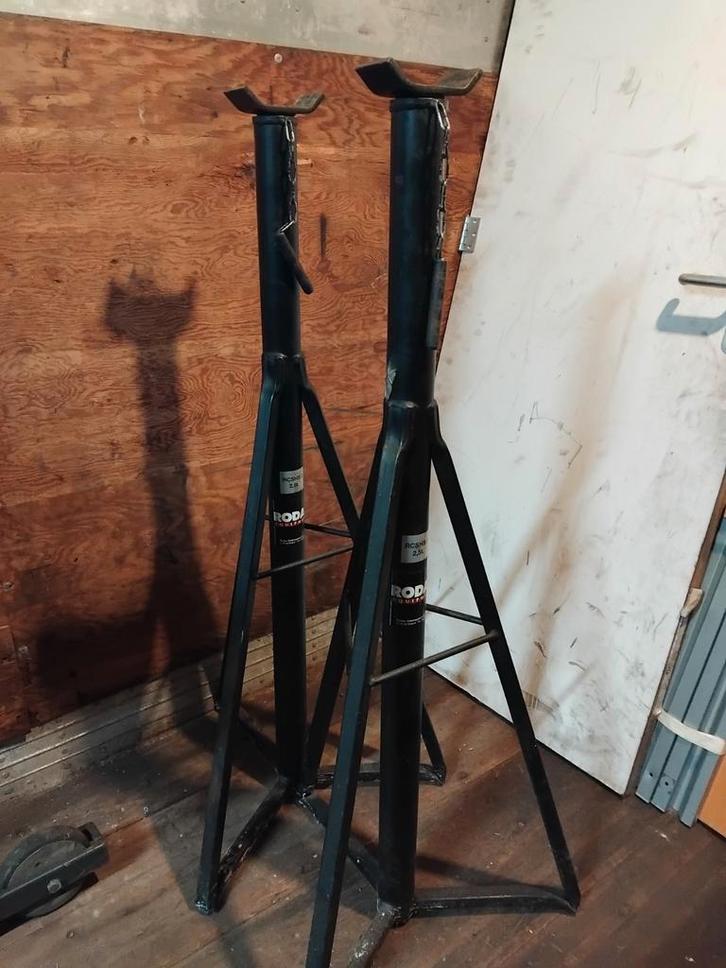 Rodac Assteunen 2.5 Ton Hoogmodel - Set, Auto diversen, Krikken, Gebruikt, Ophalen of Verzenden