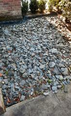 GRATIS Canadian Slate breuksteen Zwart 6-18 cm, 1m3/10m2, Tuin en Terras, Ophalen, Gebruikt, Overige materialen