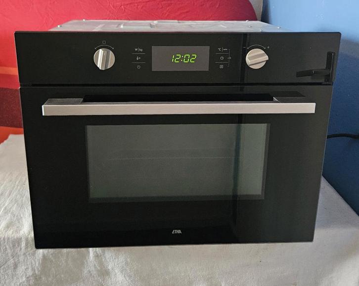 Inbouw combi oven met magnetron van ETNA CM344ZT, Witgoed en Apparatuur, Ovens, Gebruikt, Inbouw, Oven met grill, 45 tot 60 cm