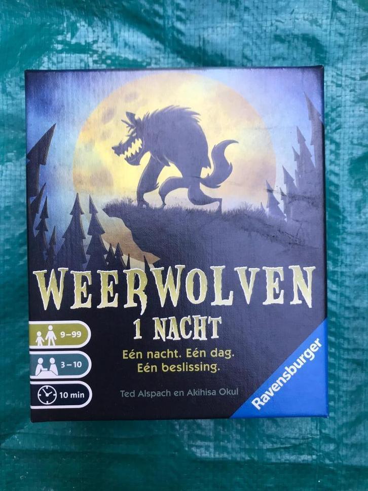 weerwolven 1 nacht, Hobby en Vrije tijd, Gezelschapsspellen | Bordspellen, Nieuw, Vijf spelers of meer, Ophalen of Verzenden