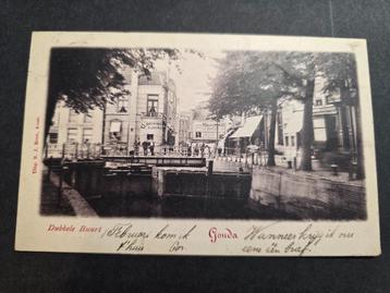 1 vintage ansichtkaart Gouda gelopen beschikbaar voor biedingen