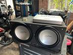Subwoofer kist met versterker en condensator, Auto diversen, Autospeakers, Ophalen, Zo goed als nieuw