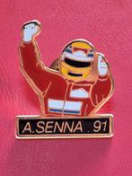 Formule I : AYRTON SENNA , Emaille pin, Verzamelen, Speldjes, Pins en Buttons, Verzenden, Zo goed als nieuw, Sport, Speldje of Pin