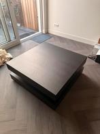 Salontafel zwart eiken fineer, Huis en Inrichting, Tafels | Salontafels, Ophalen, 50 tot 100 cm, Nieuw, 50 tot 100 cm