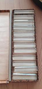 kristal antiek messenleggers 12 stuks, Ophalen of Verzenden