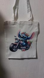 Stich linnen tas, Sieraden, Tassen en Uiterlijk, Ophalen of Verzenden, Nieuw, Wit, Schoudertasje