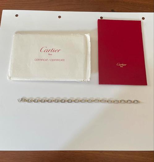 Cartier Santos armband - 18 kt en staal - 19cm, Sieraden, Tassen en Uiterlijk, Armbanden, Zo goed als nieuw, Goud, Goud, Ophalen of Verzenden