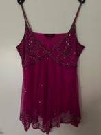 Tank top fuchsia indiaas met kraaltjes 46 Dorothy Perkins, Maat 46/48 (XL) of groter, Nieuw, Ophalen of Verzenden, Roze
