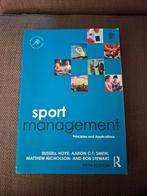 Sportmanagement Russell Hoye boek, Ophalen of Verzenden, Beta, Zo goed als nieuw, HBO