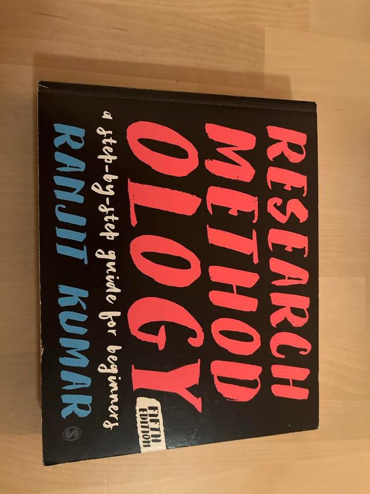 Research Methodology, 5th ed. - Ranjit Kumar, Boeken, Studieboeken en Cursussen, Zo goed als nieuw, HBO, Gamma, Ophalen of Verzenden