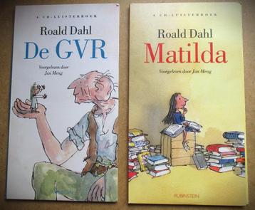 Roald Dahl~GVR en Matilda~Luisterboeken 4cd beschikbaar voor biedingen