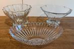 Kristallen schalen (3 stuks), Ophalen, Schaal, Ovaal, Glas