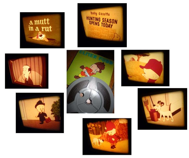 8mm film a Mutt in a Rutt - kleur - silent - mooie, Audio, Tv en Foto, Filmrollen, 8mm film, Ophalen of Verzenden