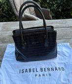 Isabel Bernard - Handtas - Honoré Inès - Croco - Black, Sieraden, Tassen en Uiterlijk, Tassen | Damestassen, Ophalen of Verzenden
