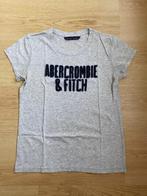 Abercrombie & Fitch, grijs t-shirt, blauwe opdruk, maat S, Ophalen of Verzenden, Korte mouw, Maat 36 (S), Grijs