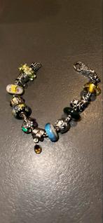 Trollbeads Armband met diverse kralen, Gebruikt, Overige kleuren, Ophalen of Verzenden, Met bedels of kralen