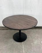 5 stuks horeca restaurant tafels rond 110 cm massief eiken, Antiek en Kunst, Ophalen