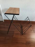 Inklapbaar bijzettafeltje krantenbak inklapbare bijzettafel, 45 tot 60 cm, Minder dan 55 cm, Gebruikt, Metaal of Aluminium