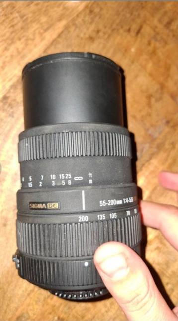 Sigma zoom lens 55-200 beschikbaar voor biedingen