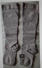 Compressiekousen  Dubbel, Sokken en Kniesokken, Beige, Maat 35 t/m 38, Nieuw