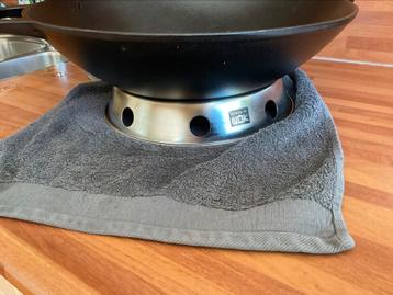 Victoria gietijzeren wok 35.5cm, kwaliteits wok! nieuw!  beschikbaar voor biedingen