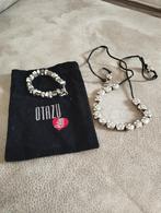 Otazu armband & ketting met Swarovski steentjes, Sieraden, Tassen en Uiterlijk, Armbanden, Met kristal, Staal, Nieuw, Ophalen of Verzenden