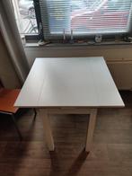IKEA Uitschuifbare Tafel / Bureau Wit (90x50x73), Ophalen, Kunststof, 50 tot 100 cm, Zo goed als nieuw