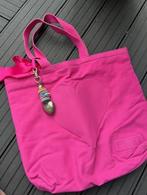 Strandtas Zebra hardroze met hart en tassenhanger 50x45 cm, Ophalen of Verzenden, Zo goed als nieuw, Roze, Overige merken