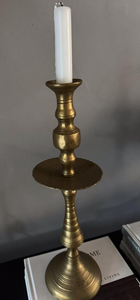 Grote koperen kandelaar Marrakech Boho Ibiza Tópstuk, Huis en Inrichting, Woonaccessoires | Kandelaars en Kaarsen, Minder dan 25 cm