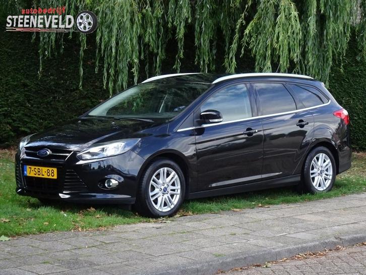 Ford Focus Wagon 1.0 125pk Titanium met Navi en Trekhaak, Auto's, Ford, Bedrijf, Focus, ABS, Airbags, Airconditioning, Bluetooth