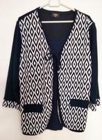 ZGAN blazer R.S.N XL zwart wit, Wit, Maat 46/48 (XL) of groter, Zo goed als nieuw, Jasje