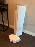 Plat leidingkanaal en vlakke bocht 90 graden (220x90mm), Doe-het-zelf en Verbouw, Buizen en Afvoer, Pvc, Overige typen, Nieuw