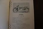 alles over uw motor Honda Dream C72 C77 250cc 300cc  twins, Ophalen of Verzenden, Overige merken