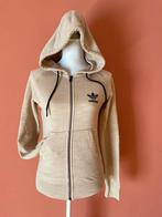 Adidas beige kleurig vest met rits maat 34, Beige, Maat 34 (XS) of kleiner, Zo goed als nieuw, Adidas