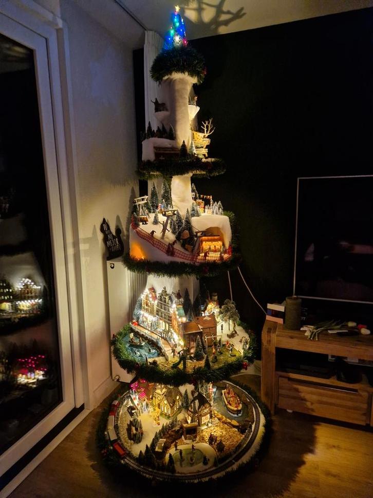 Kerstdorp compleet, Diversen, Kerst, Gebruikt, Ophalen