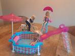 Barbie's Poolparty. Compl. m. 2 Barbie's, Kinderen en Baby's, Speelgoed | Poppen, Ophalen of Verzenden, Zo goed als nieuw, Barbie