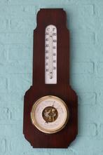 Art Deco barometer en thermometer., Ophalen of Verzenden, Gebruikt, Weerstation