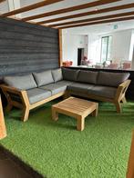 Santika Cantik hoek loungeset 4-delig, Tuin en Terras, Tuinsets en Loungesets, Ophalen, 5 zitplaatsen, Bank, Teakhout