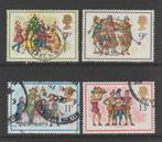 GB - Michelnr 777-780 - kerst 1978, zingen kerstliedjes, Verzenden, Gestempeld