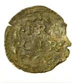 Bodemvondst zeldzame imitatie duit Reckheim, Postzegels en Munten, Munten | Nederland, Ophalen of Verzenden, Vóór koninkrijk, Overige waardes