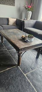 Landelijke sobere salontafel, Huis en Inrichting, Ophalen, Gebruikt, 100 tot 150 cm, 50 tot 100 cm