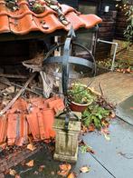 Oude Zonnewijzer Tuindecoratie, Tuin en Terras, Ophalen, Gebruikt, Metaal, Overige typen