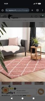 Boho&me
Hoogpolig vloerkleed ruiten roze/wit, Ophalen, Wit, 150 tot 200 cm, 200 cm of meer
